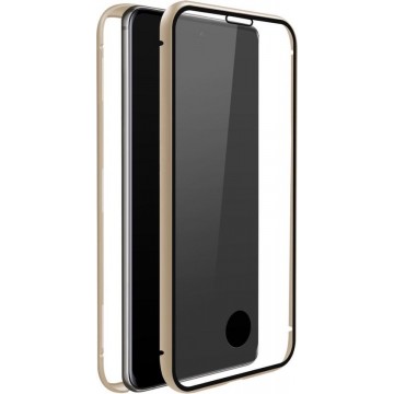 White Diamonds Cover 360° Glass voor Samsung Galaxy S20, goud
