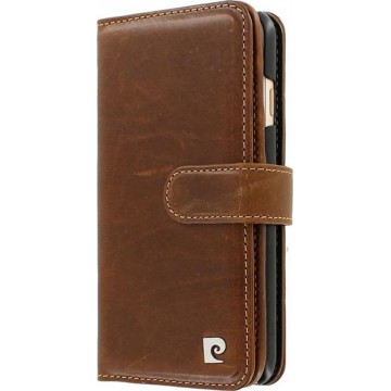 Pierre Cardin Wallet Case iPhone 7 - Bruin