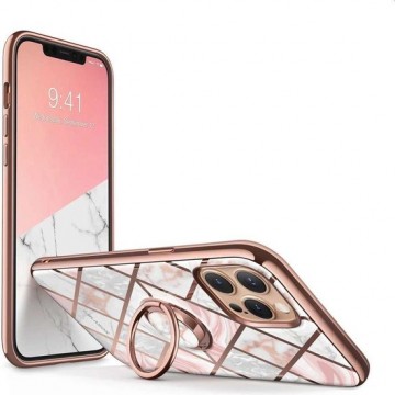 Supcase Apple iPhone 12 Pro Max Cosmo Snap Hoesje - Marble Pink