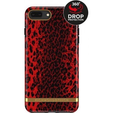 Richmond & Finch Red Leopard for iPhone 6+/6s+/7+/8+ GOLD DETAILS