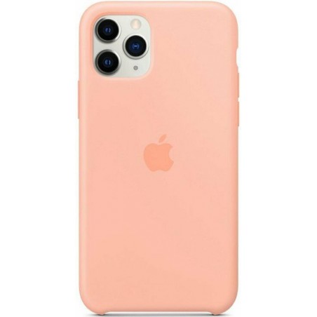 Apple Siliconen Hoesje voor iPhone 11 Pro - Grapefruit Oranje
