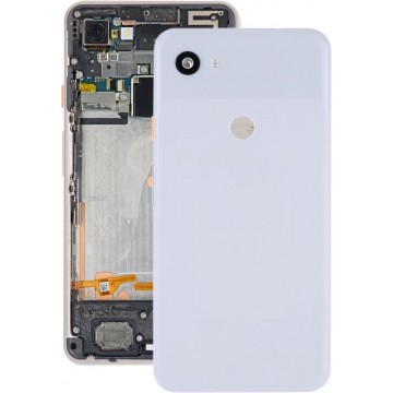 Batterij achterkant met cameralens en zijtoetsen voor Google Pixel 3a XL (wit)