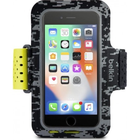 Belkin Sport Fit Pro Armband - zwart - voor iPhone 6 Plus, 7 Plus en 8 Plus