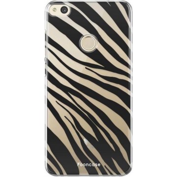 FOONCASE Huawei P8 Lite 2017 hoesje TPU Soft Case - Back Cover - Zebra print