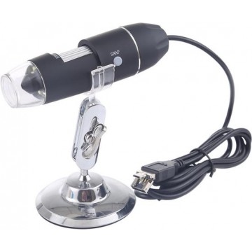 Let op type!! USB Vergrootglas HD 0.3 MP beeld sensor 2560x1920P USB digitale microscoop met 8 LED & professionele stand