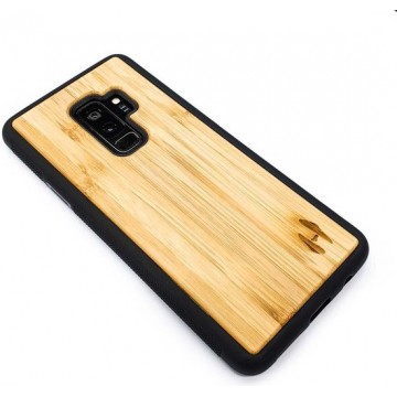 Hoentjen Creatie, Houten TPU case - Samsung Galaxy s9+ Bamboe