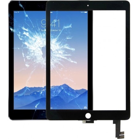 Let op type!! Touch Panel for iPad Air 2 / iPad 6 (Black)