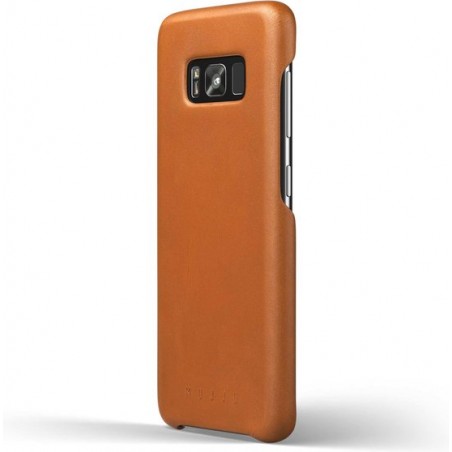 Mujjo Leather Case for Galaxy S8 Saddle Tan