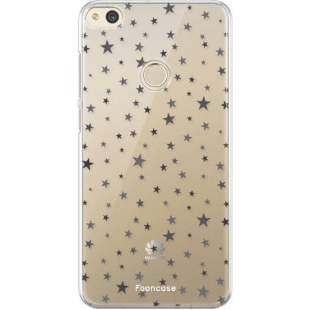 FOONCASE Huawei P8 Lite2017 hoesje TPU Soft Case - Back Cover - Stars / Sterretjes