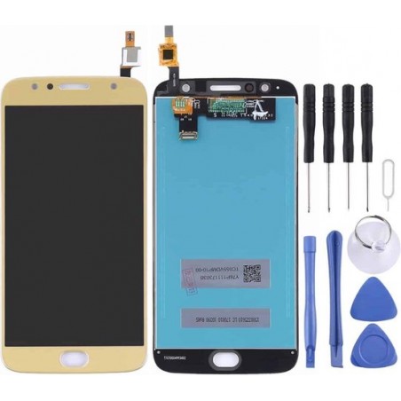 Let op type!! LCD Screen and Digitizer Full Assembly for Motorola Moto G5S Plus(Gold)