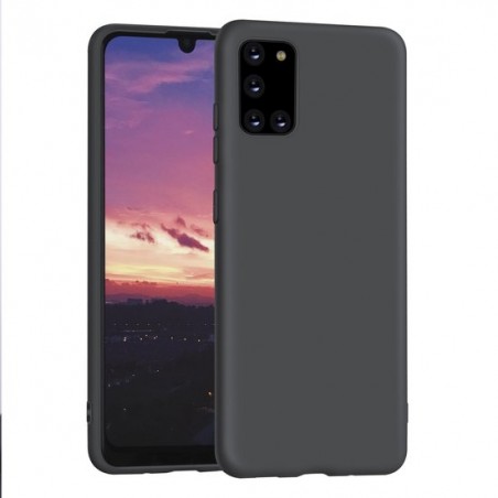 Samsung Galaxy A31 zwart Backcover hoesje - silicone (A315F)