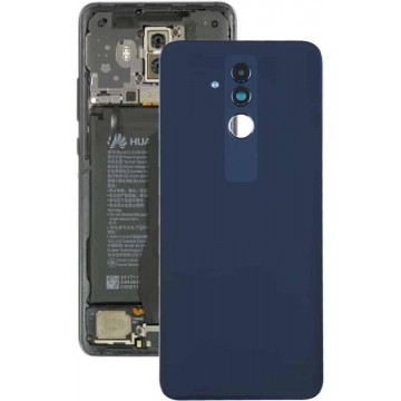 Originele batterij Achterklep met cameralens voor Huawei Mate 20 Lite (blauw)