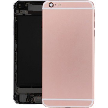 Batterij Achterklep Montage met Kaarthouder voor iPhone 6s (Rose Gold)