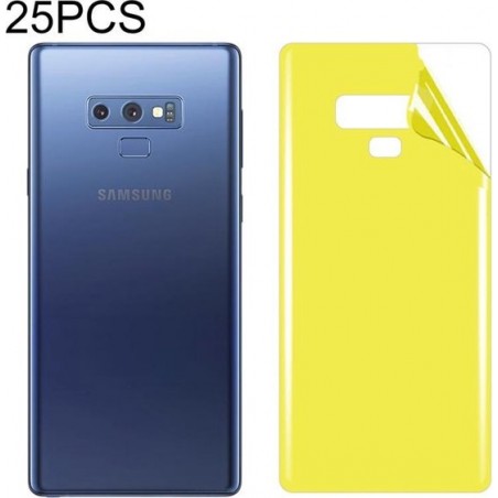 Let op type!! 25 stuks voor Galaxy Note 9 Soft TPU volledige dekking terug Screen Protector