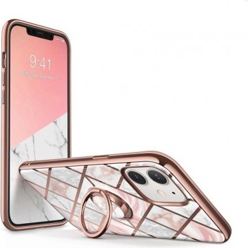 Supcase Apple iPhone 12 Mini Cosmo Snap Hoesje Marble Pink