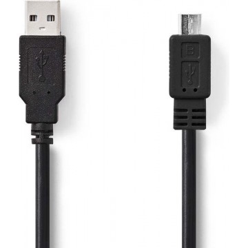 USB 2.0 Cable | A Male - Micro B Male | 3.0 m | Black