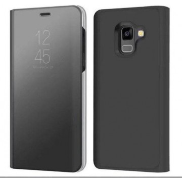 Flip Stand Cover Set voor de Samsung Galaxy A6 (2018) – Zwart