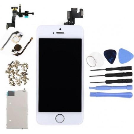 Nieuw - Voor Apple iPhone 5 - AAA+ Voorgemonteerd LCD scherm Wit & Tools