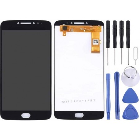 Lcd-scherm en Digitizer Full Assembly voor Motorola Moto E4 Plus (zwart)