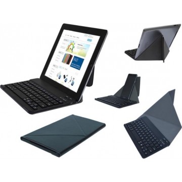 "Slim Deluxe Bluetooth keyboard / toetsenbord voor Microsoft Lumia 950, oplaadbaar, zwart , merk i12Cover"