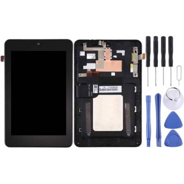 Let op type!! LCD Screen and Digitizer Full Assembly with Frame for Asus Memo Pad HD7 / ME173X / ME173 K00B (Black)