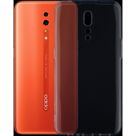 Let op type!! 0.75 mm ultradunne transparante TPU zachte beschermhoes voor OPPO Reno Z