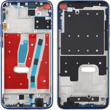 Let op type!! Middelste omlijsting plaat voor Huawei mate 30 Lite (blauw)