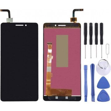 Let op type!! LCD Screen and Digitizer Full Assembly for Lenovo VIBE P1M / P1MC50(Black)