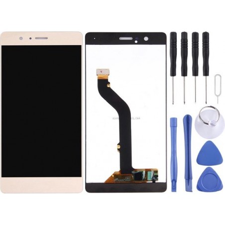 Huawei P9 Lite LCD-scherm en Digitizer Volledige montage (goud)