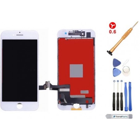 TrendParts® LCD scherm voor iPhone 7 WIT - AAA+ kwaliteit incl. Toolkit + Screenprotector