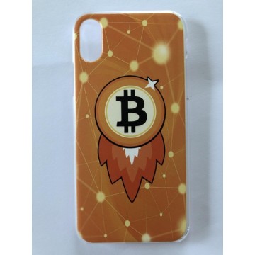 iPhone X Telefoonhoesje - BITCOIN / Case / Hoesje