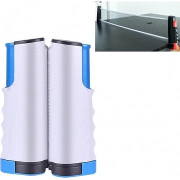 Let op type!! REGAIL intrekbare Portable tafel tennis net rack (grijs blauw)