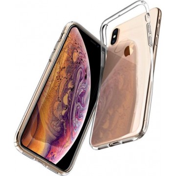 Apple iPhone XS Max Hoesje - Siliconen Back Cover - Transparant
