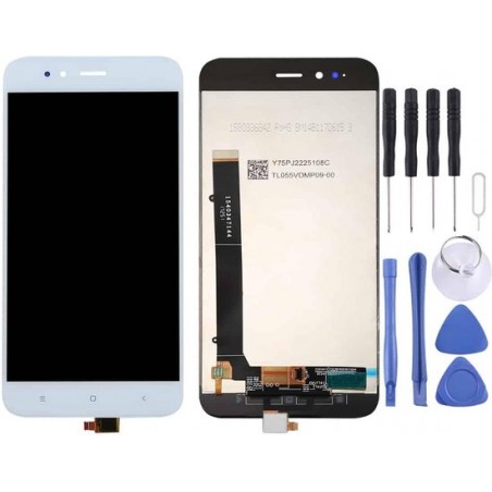 Voor Xiaomi Mi 5X / A1 LCD-scherm en Digitizer Volledige montage (wit)