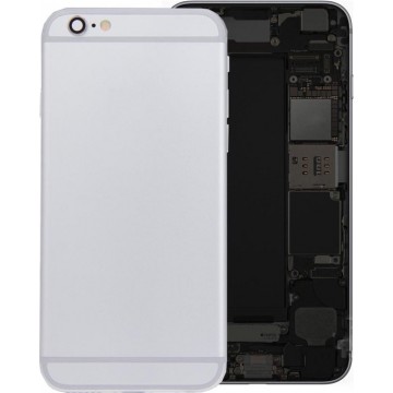 Batterijklepeenheid met kaartlade voor iPhone 6s (zilver)