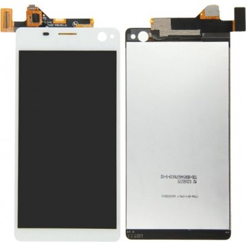 LCD-scherm + Touch Panel vervanger voor Sony Xperia C4(White)