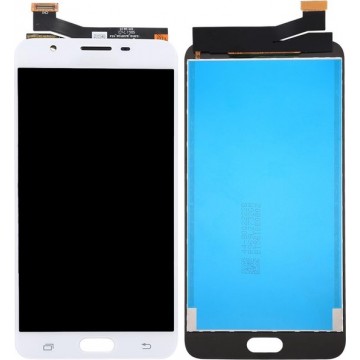 Let op type!! Original LCD Display + Touch Panel for Galaxy On7 (2016) / G6100 & J7 Prime(White)