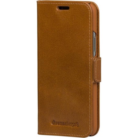 iPhone 11 Pro Bookcase hoesje - dbramante1928 - Effen Cognac - Leer