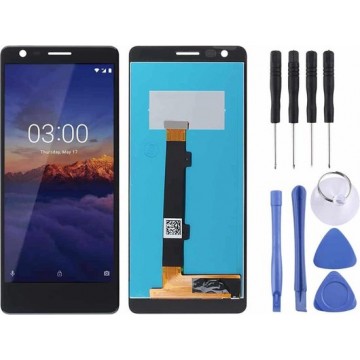 Let op type!! LCD Screen and Digitizer Full Assembly for Nokia 3.1(Black)
