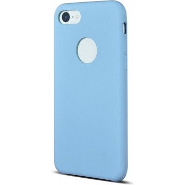Apple iPhone X Silicone Case Blauw
