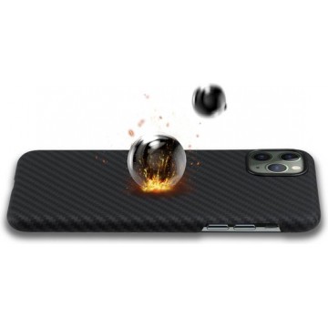 Pitaka - MagEz Case - Apple iPhone 11 Pro  - Aramid Fiber/Kevlar – Twill-patroon (zwart)
