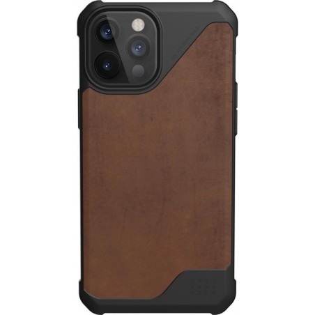 UAG Metropolis LT Backcover iPhone 12 Pro Max hoesje - Leather Brown
