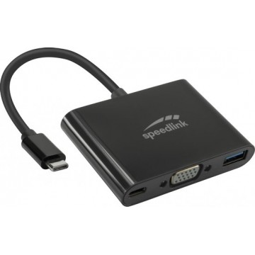 Speedlink 3in1 USB-C to VGA/USB/USB-C Adapter HQ