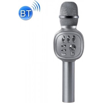 Let op type!! H12 High Sound Quality Handheld KTV Karaoke Recording Bluetooth Wireless Condenser Microphone(Black)