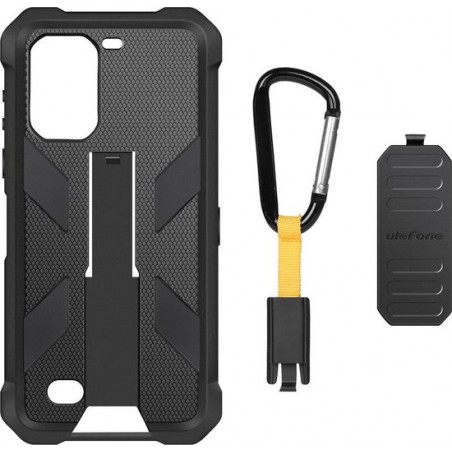 Let op type!! Multifunctionele TPU+PC Beschermhoes voor Ulefone Armor 7  met Back Clip & Carabiner