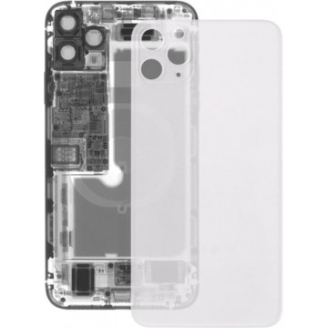 Transparant glazen batterij achterkant voor iPhone 11 Pro (transparant)