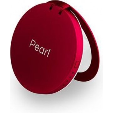 Hyper Pearl Powerbank met Make-up Spiegel 3000mAh - Rood
