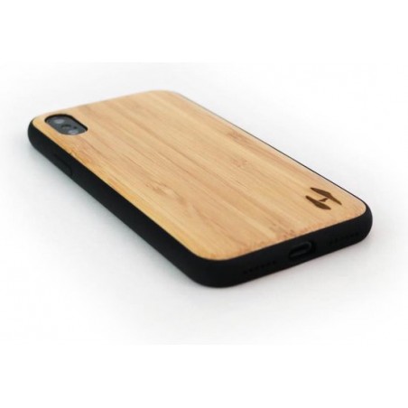 Hoentjen Creatie, Houten TPU case - iPhone X / XS Bamboe