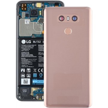 Batterij achterkant met cameralens en vingerafdruksensor voor LG G6 / H870 / H870DS / H872 / LS993 / VS998 / US997 (goud)