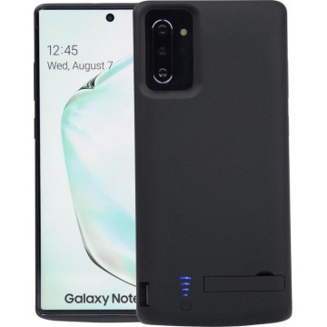 Lunso - Battery Power Case hoes - Samsung Galaxy Note 10 - 5000 mAh - Zwart